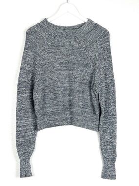 Free People cotton stretch chunky Too Good  knit pullover sweater size XS EUC